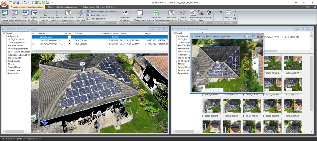 Anwendungsbeispiel: Dachvermessung für Photovoltaik mit Drohnenbildern