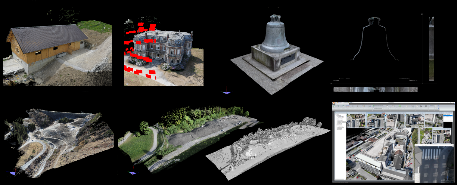 3D Rekonstruktionen aus Bildern.