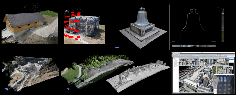 3D Rekonstruktionen aus Bildern.